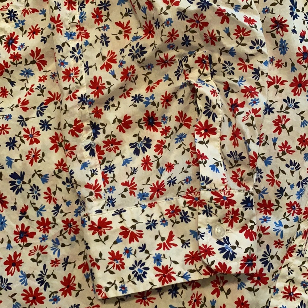 Fun Floral Print Button Down For Spring - image 2